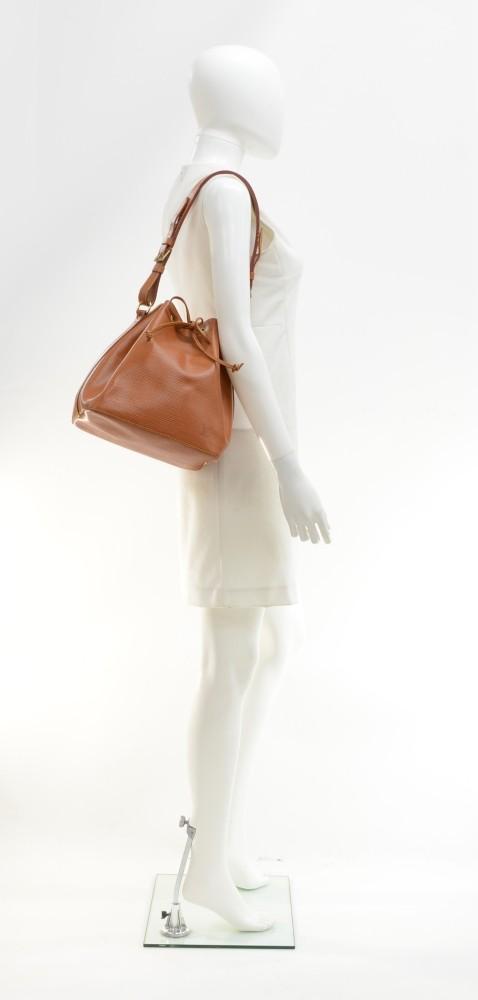 Louis Vuitto Petit Noe Orange Epi Leather Bag