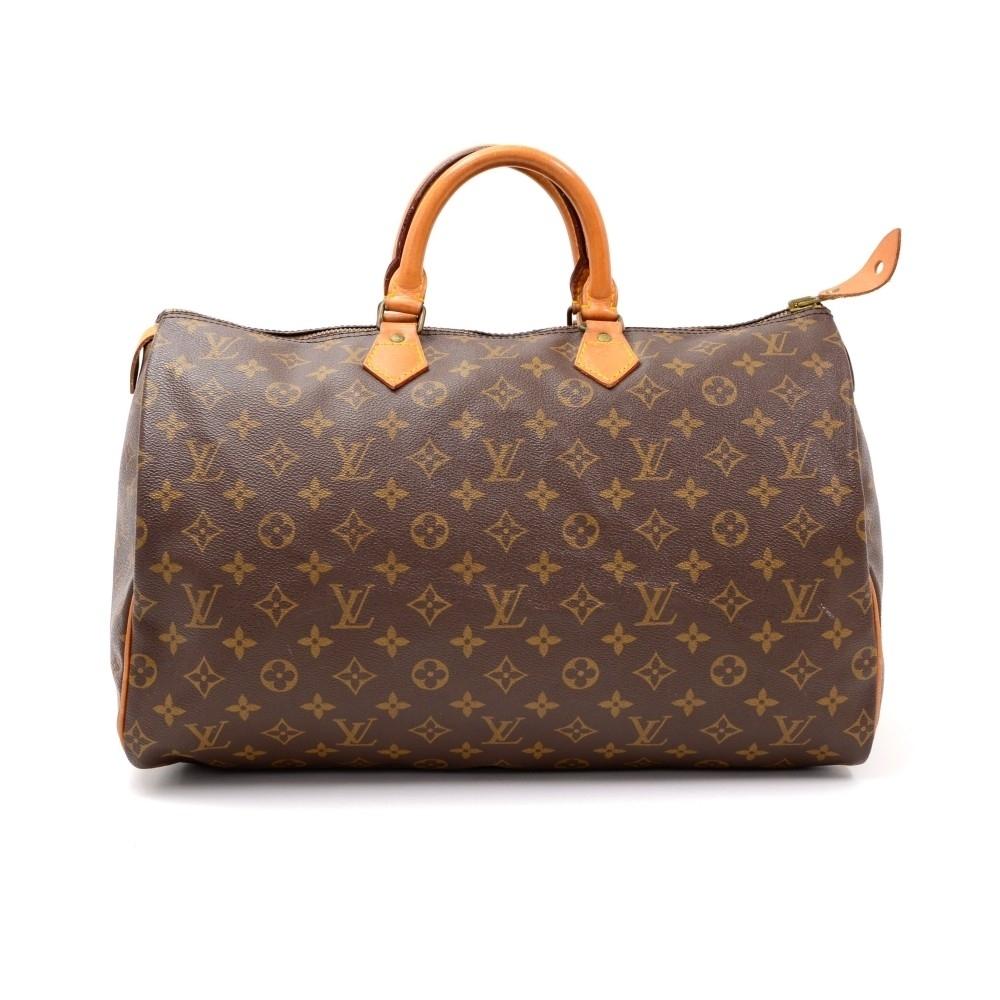 Louis Vuitto Speedy 40 Monogram Canvas Handbag