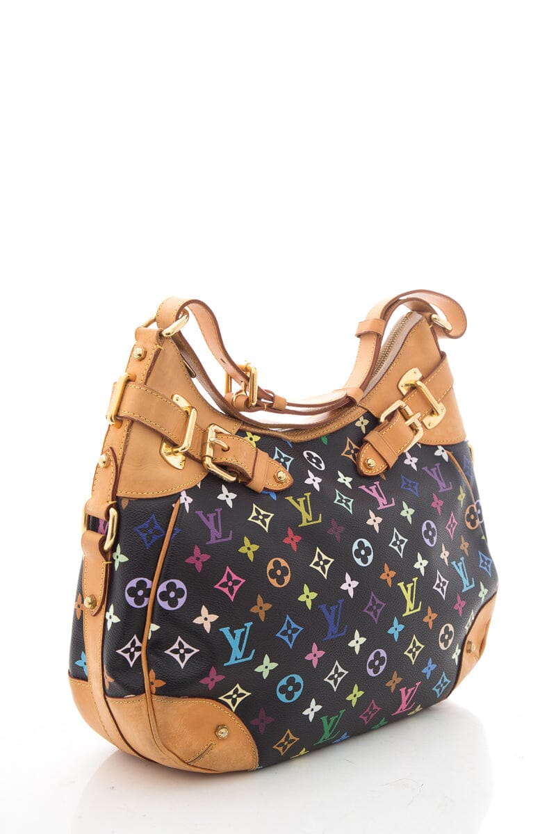 Louis Vuitton Multicolor Greta Black Handbag