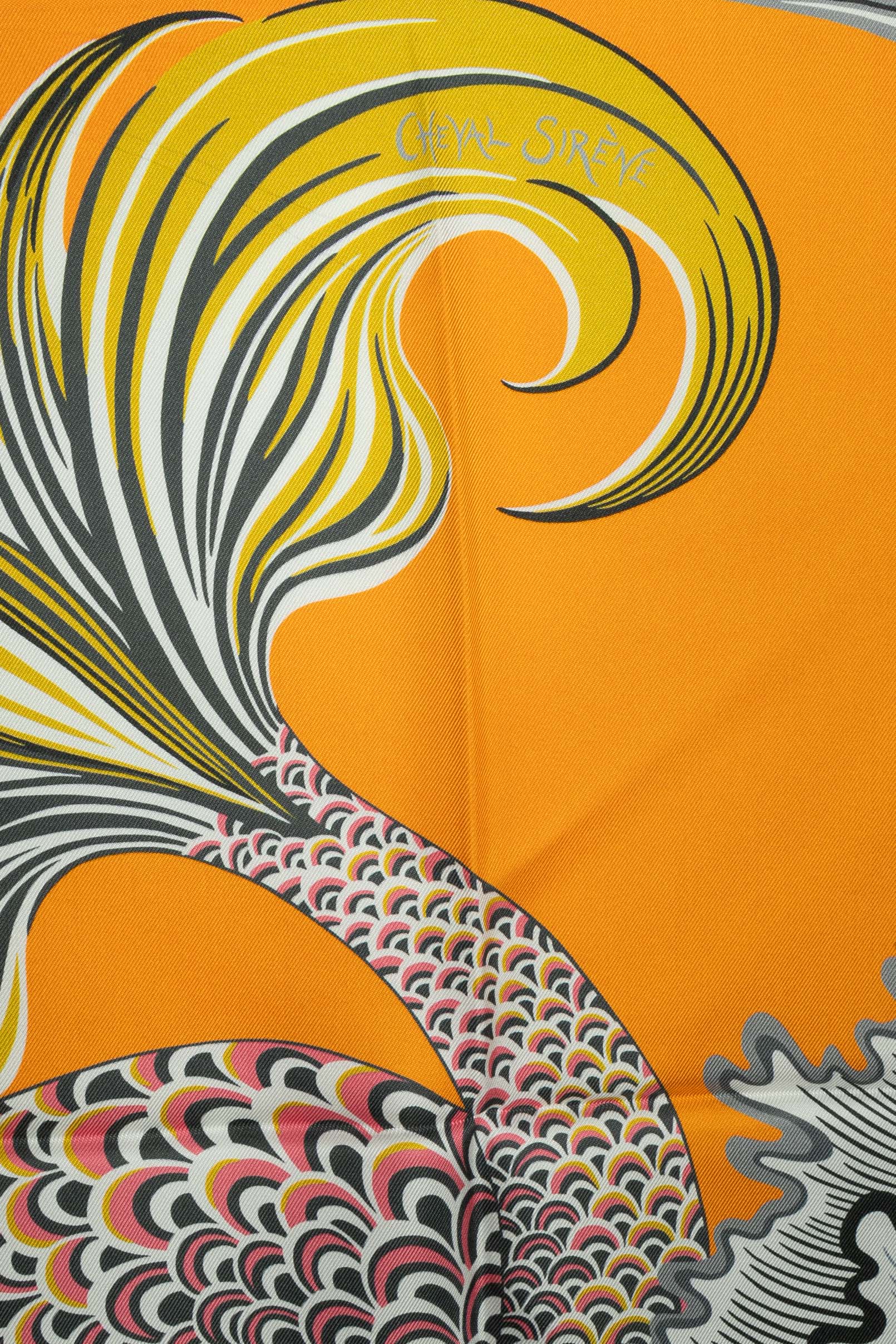 Foulard / carré "Cheval Sirène" Hermès