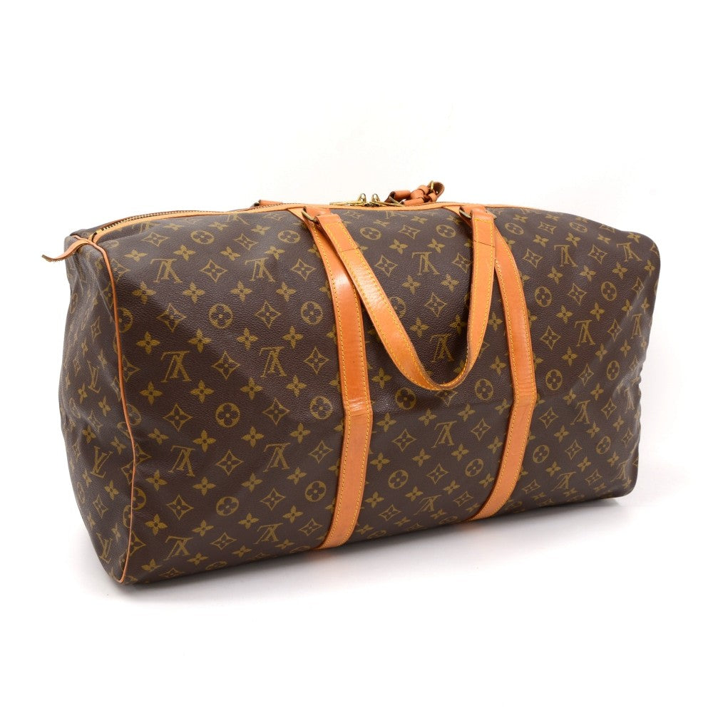 Louis Vuitto Sac Souple 55 Monogram Canvas Travel Bag
