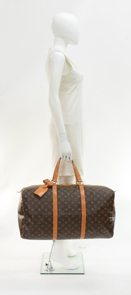 Louis Vuitto Sac Souple 55 Monogram Canvas Travel Bag