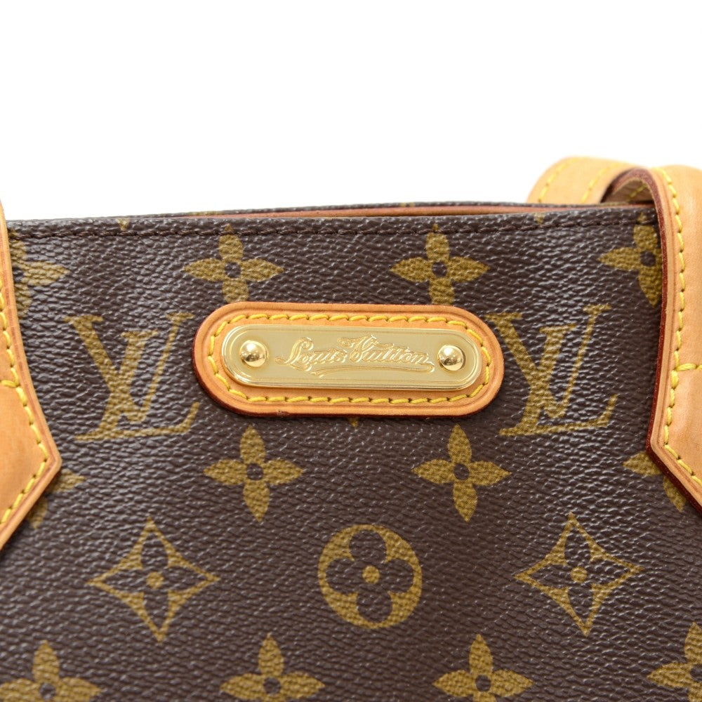 Louis Vuitto Wilshire MM Monogram Canvas Handbag