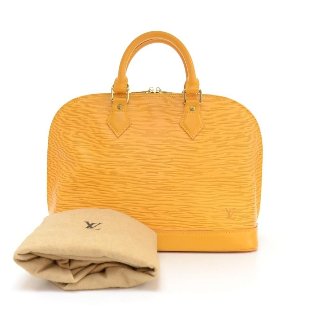 Louis Vuitto Alma Epi Leather Handbag