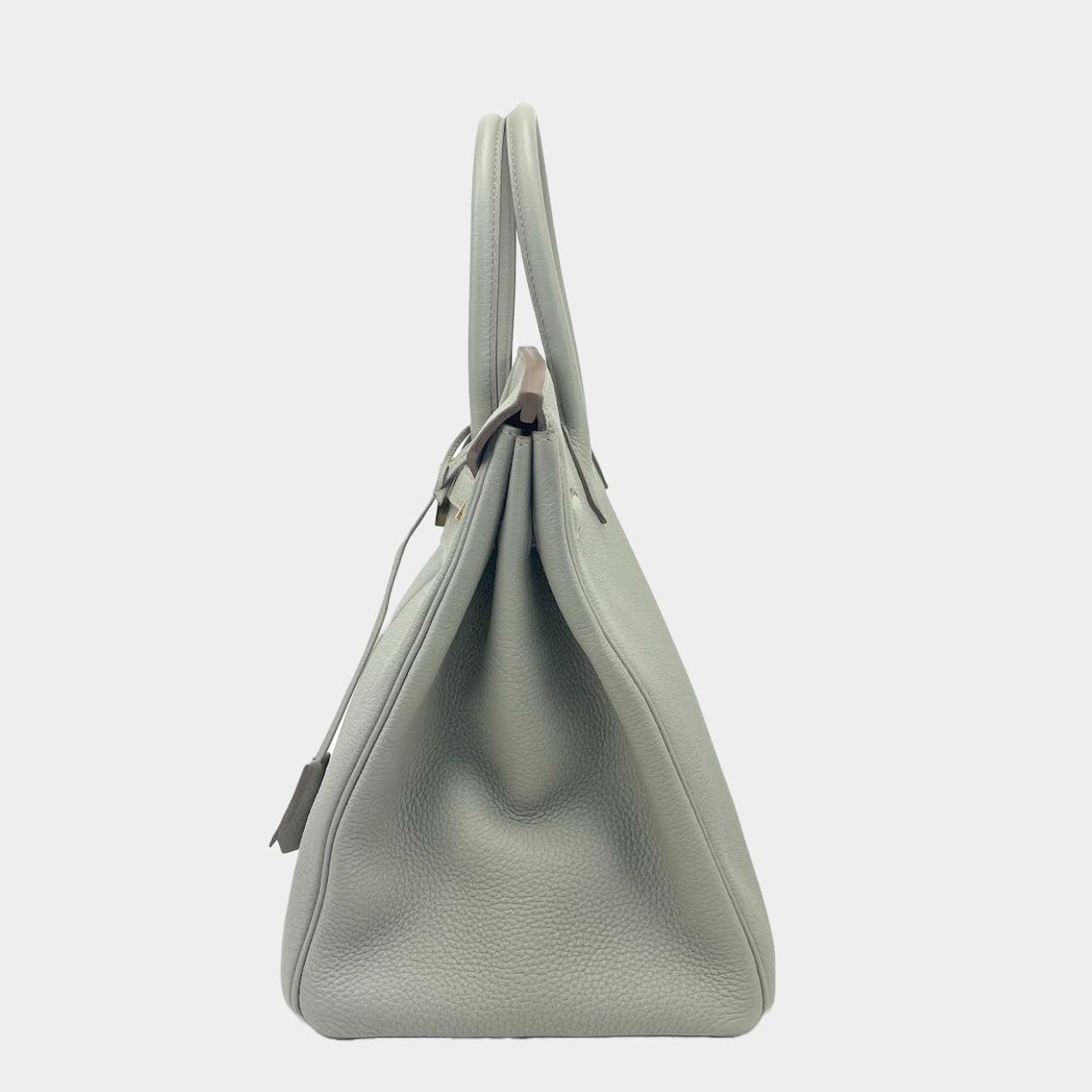 HERMÃƒÆ’Ã‹â€ S Togo Birkin 35 Gris Perle Pearl Gray w/Gold