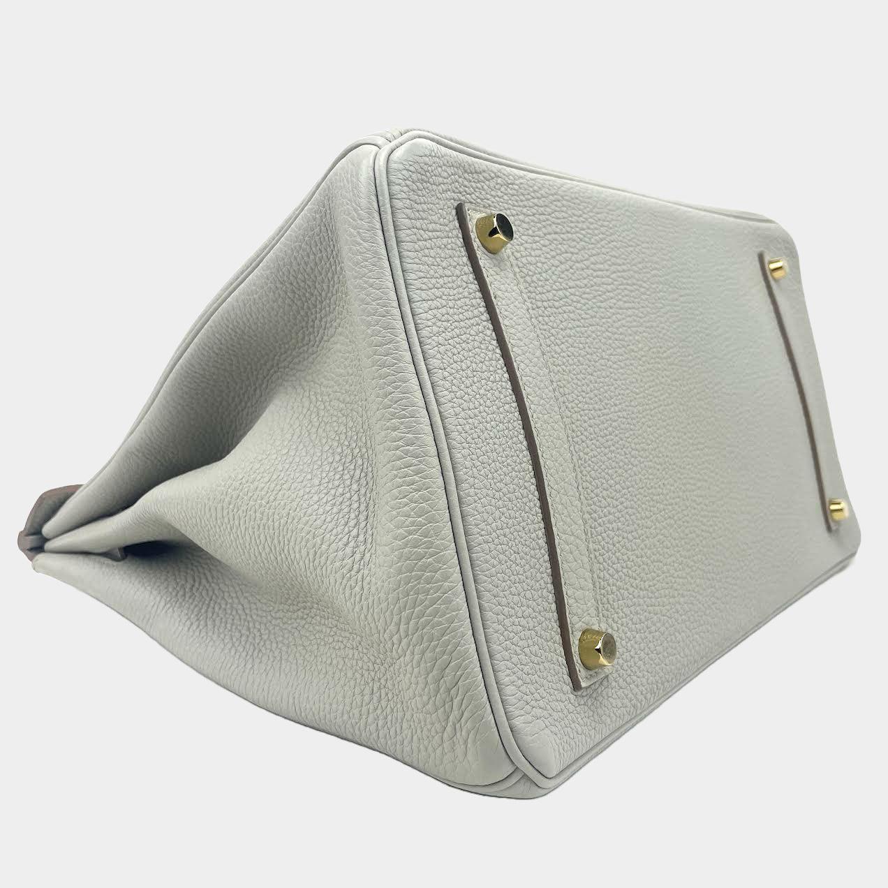 HERMÃƒÆ’Ã‹â€ S Togo Birkin 35 Gris Perle Pearl Gray w/Gold