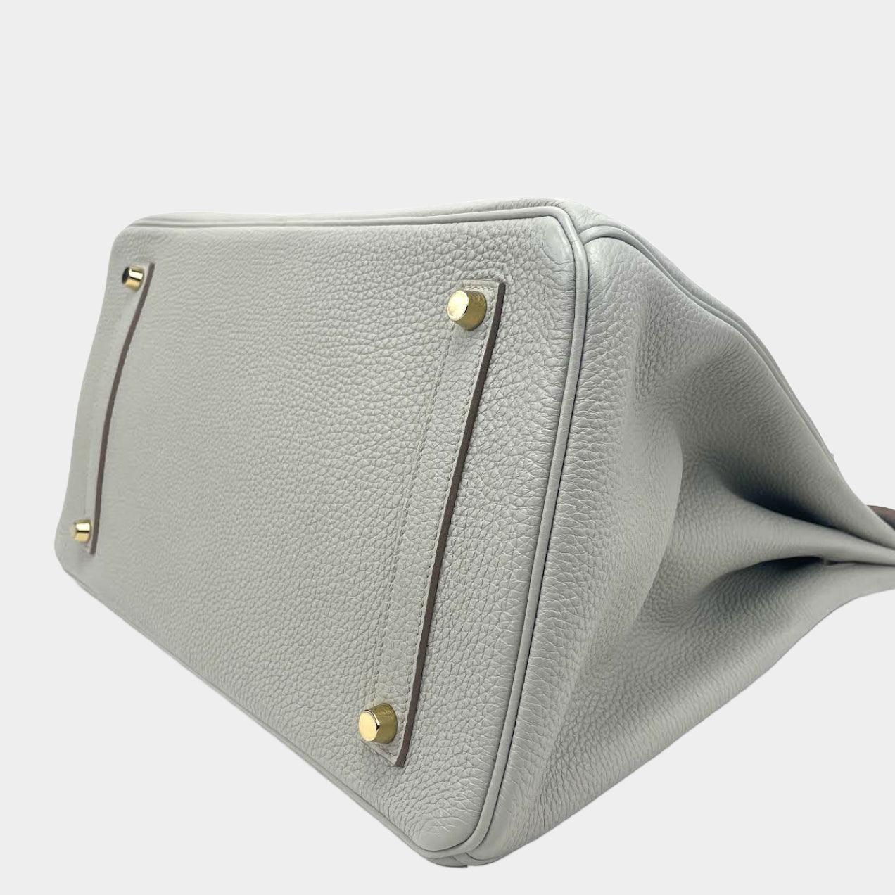 HERMÃƒÆ’Ã‹â€ S Togo Birkin 35 Gris Perle Pearl Gray w/Gold