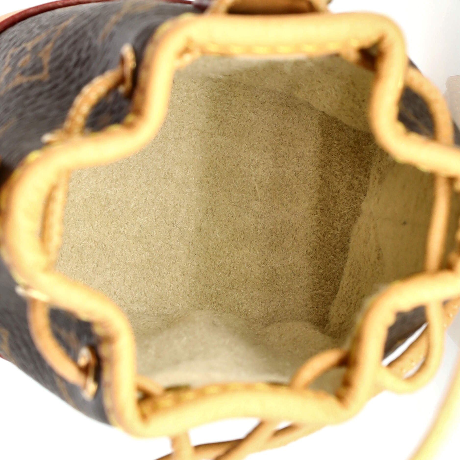 Louis Vuitton Noe Bag Charm Monogram Canvas Micro