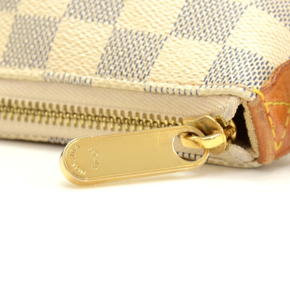 Louis Vuitto Totally MM Damier Azur Canvas Shoulder Bag