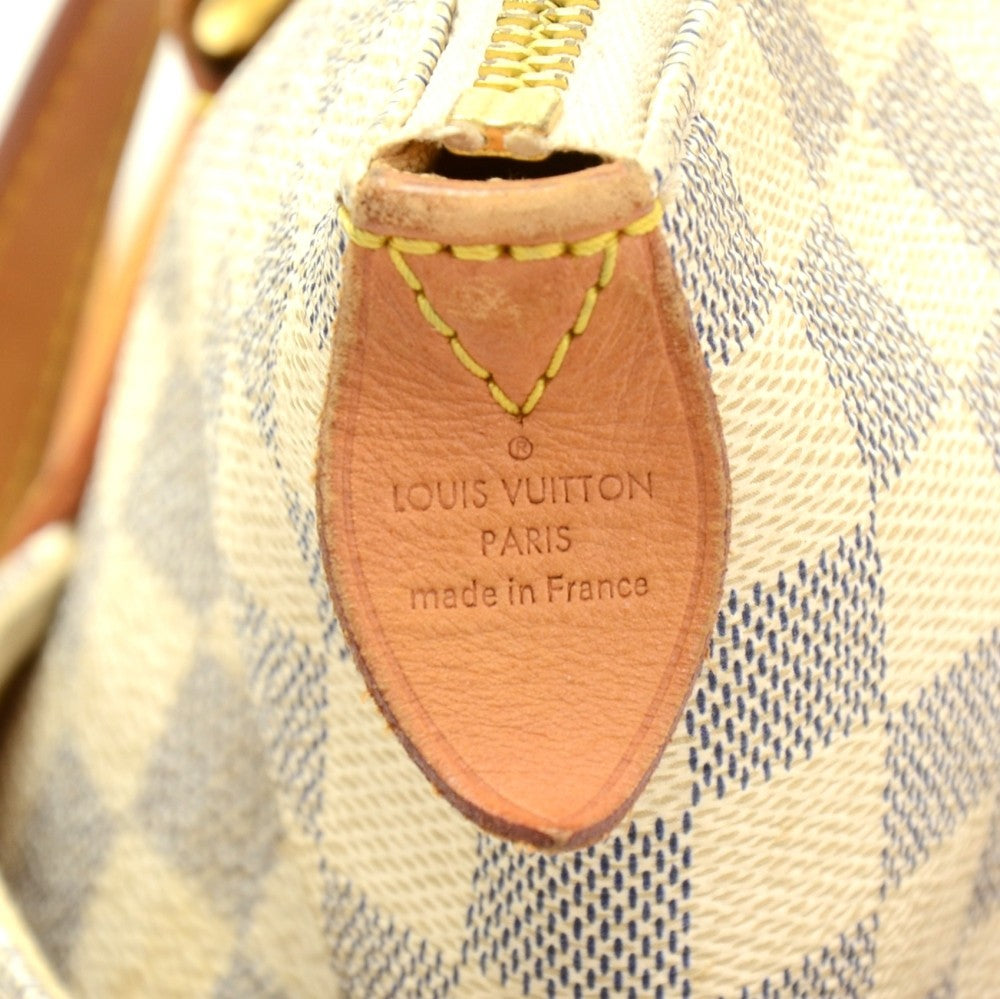 Louis Vuitto Totally MM Damier Azur Canvas Shoulder Bag