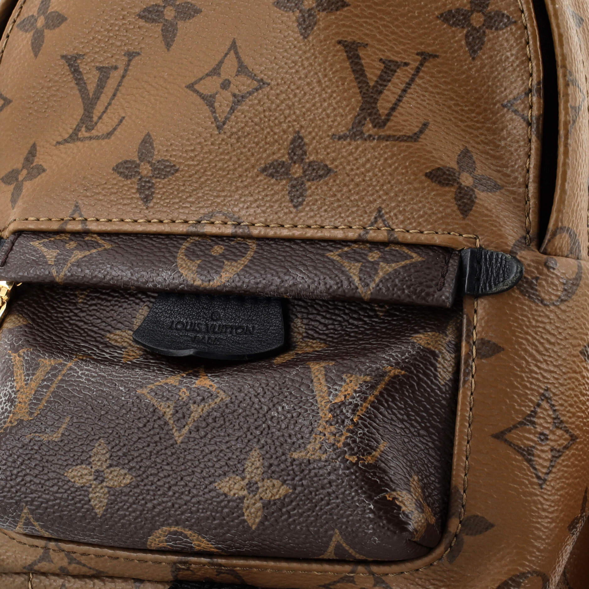 Louis Vuitton Palm Springs Backpack Reverse Monogram Canvas Mini