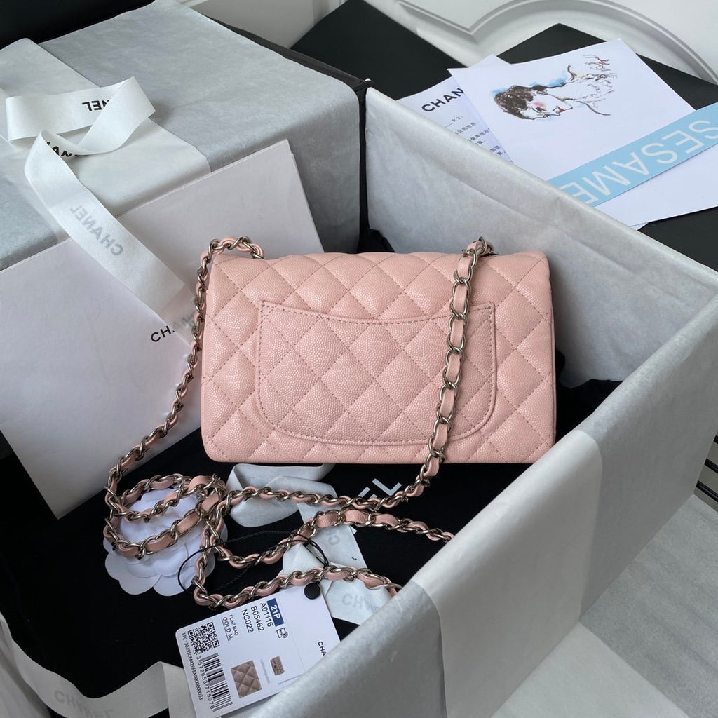 CHLMini Classic Handbag PiNike For Women 7.9in/20cm