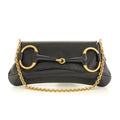 Gucci Textured Leather Horsebit Bag