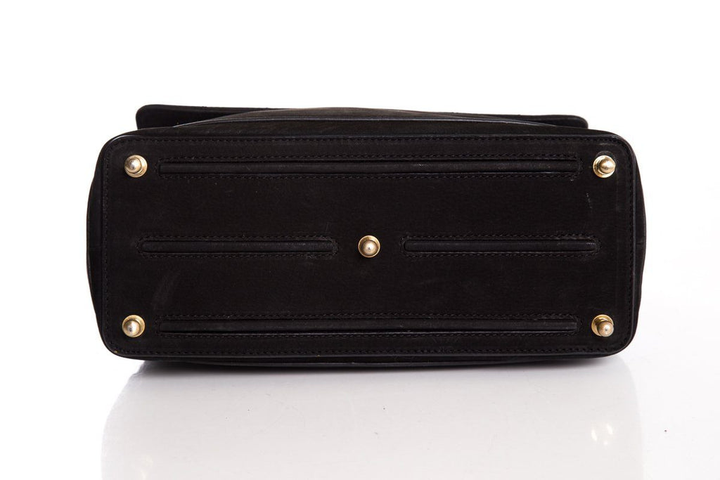 Thomas Wylde Black Skull Handle Bag