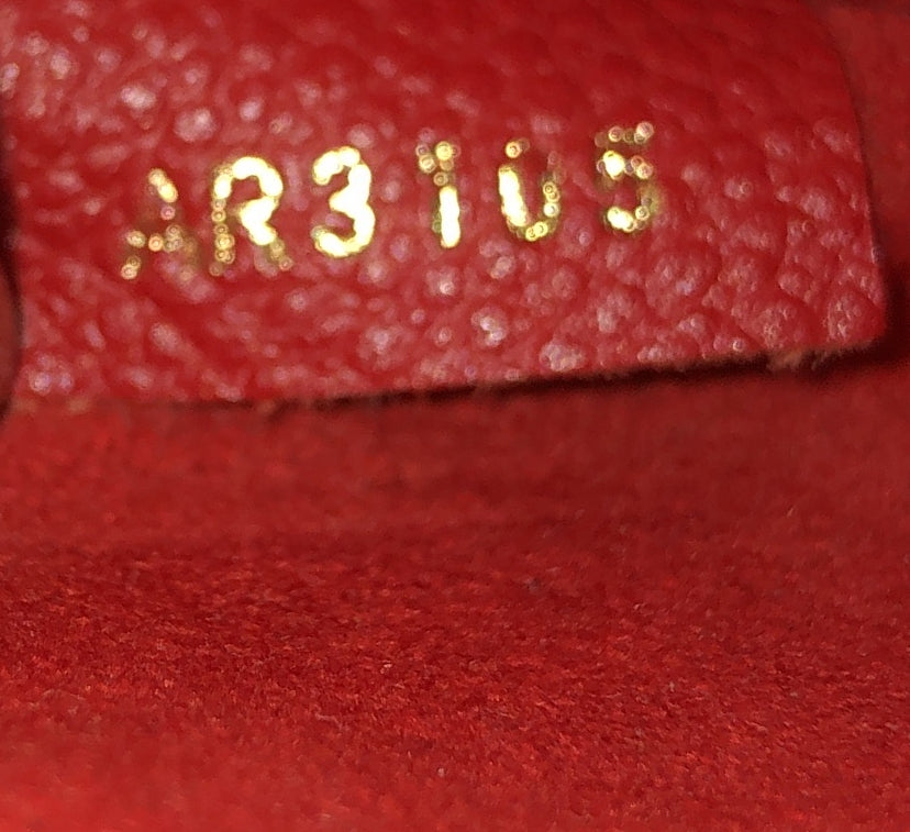 Louis Vuitton Twice Handbag Monogram Empreinte Leather