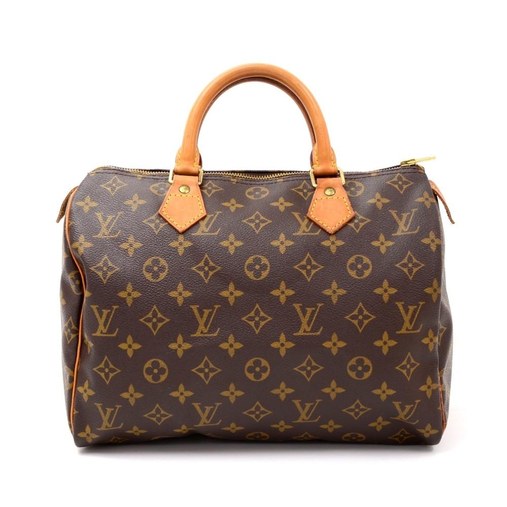 Louis Vuitto Speedy 30 Monogram Canvas Handbag