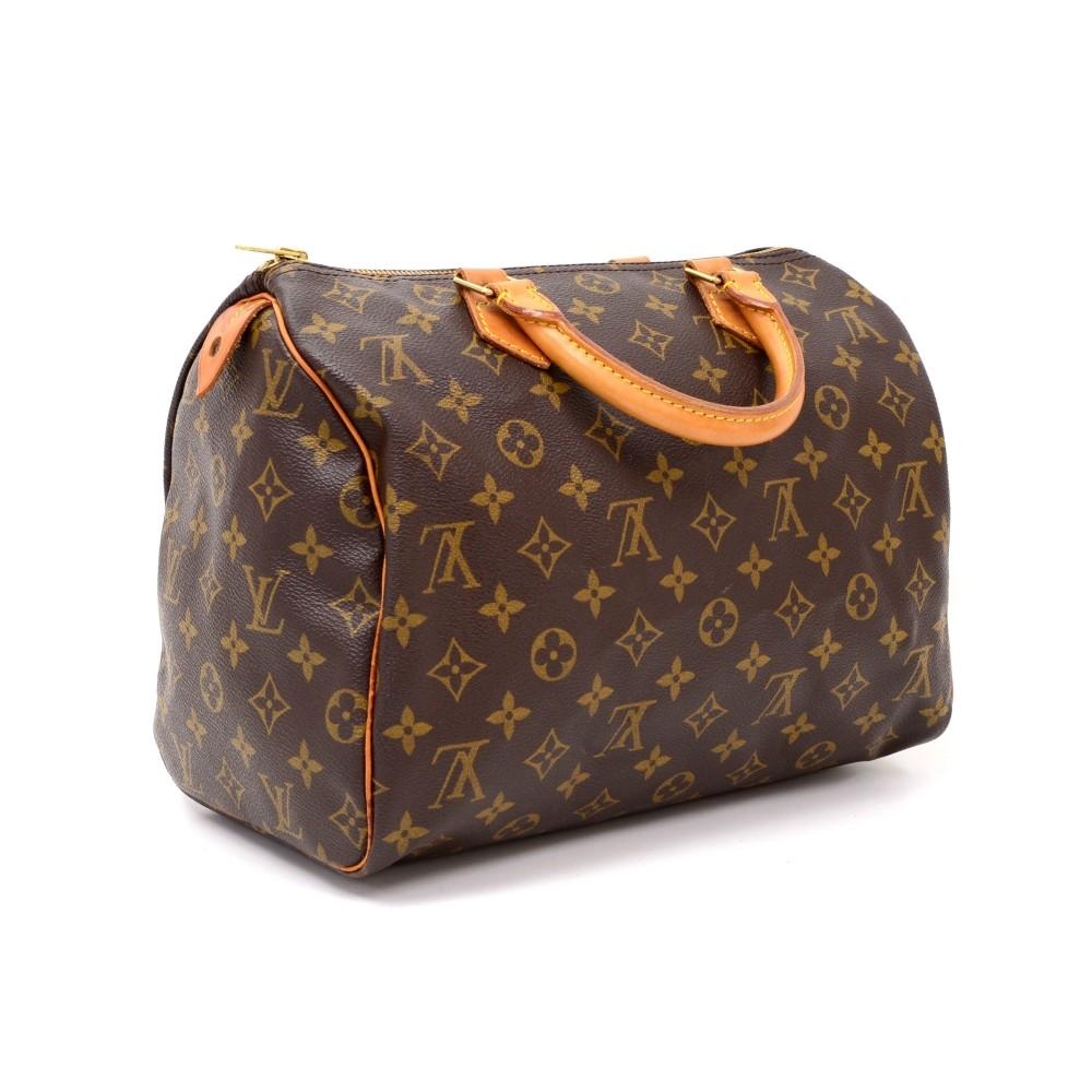 Louis Vuitto Speedy 30 Monogram Canvas Handbag