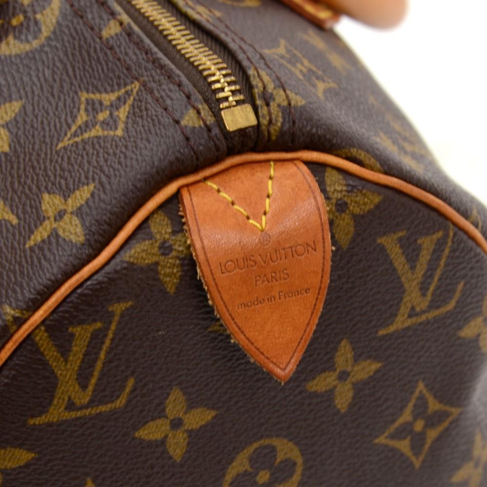 Louis Vuitto Speedy 30 Monogram Canvas Handbag