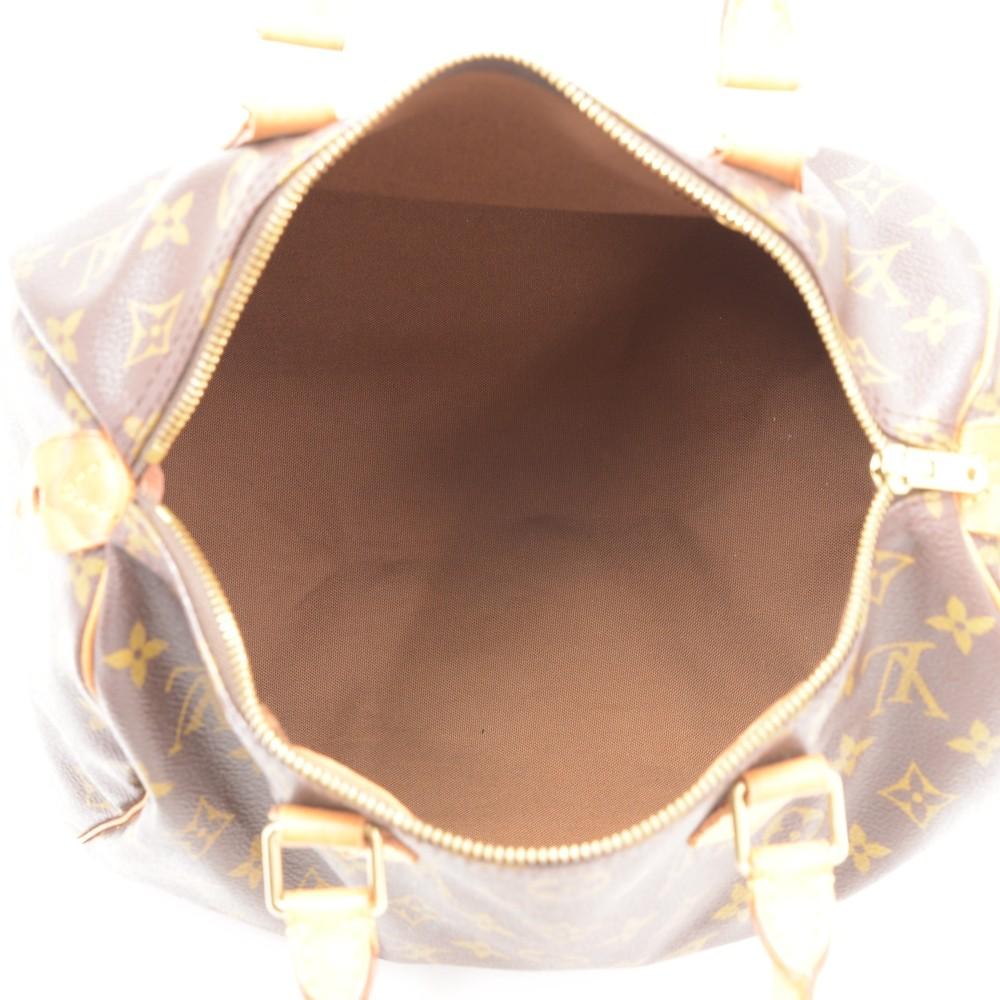 Louis Vuitto Speedy 30 Monogram Canvas Handbag