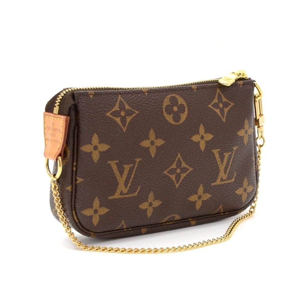 Louis Vuitto Mini Pochette Accessoires Monogram Canvas Evening Bag