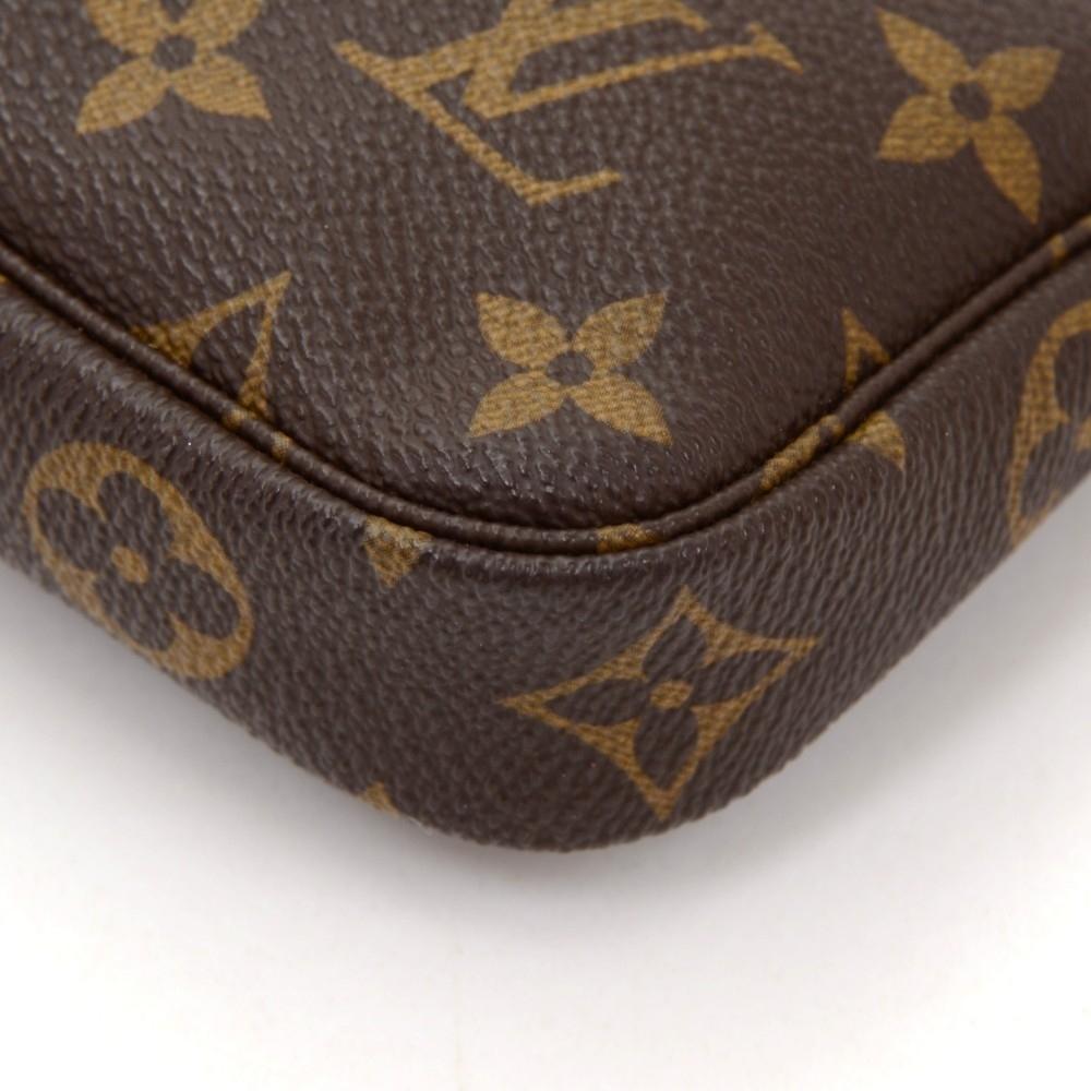 Louis Vuitto Mini Pochette Accessoires Monogram Canvas Evening Bag