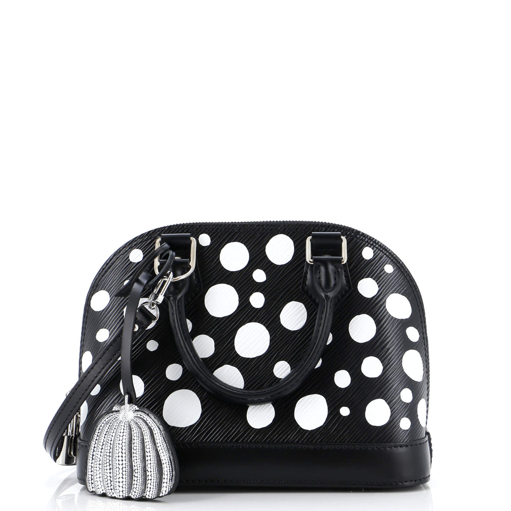 Louis Vuitton Alma Handbag Yayoi Kusama Infinity Dots Epi Leather BB