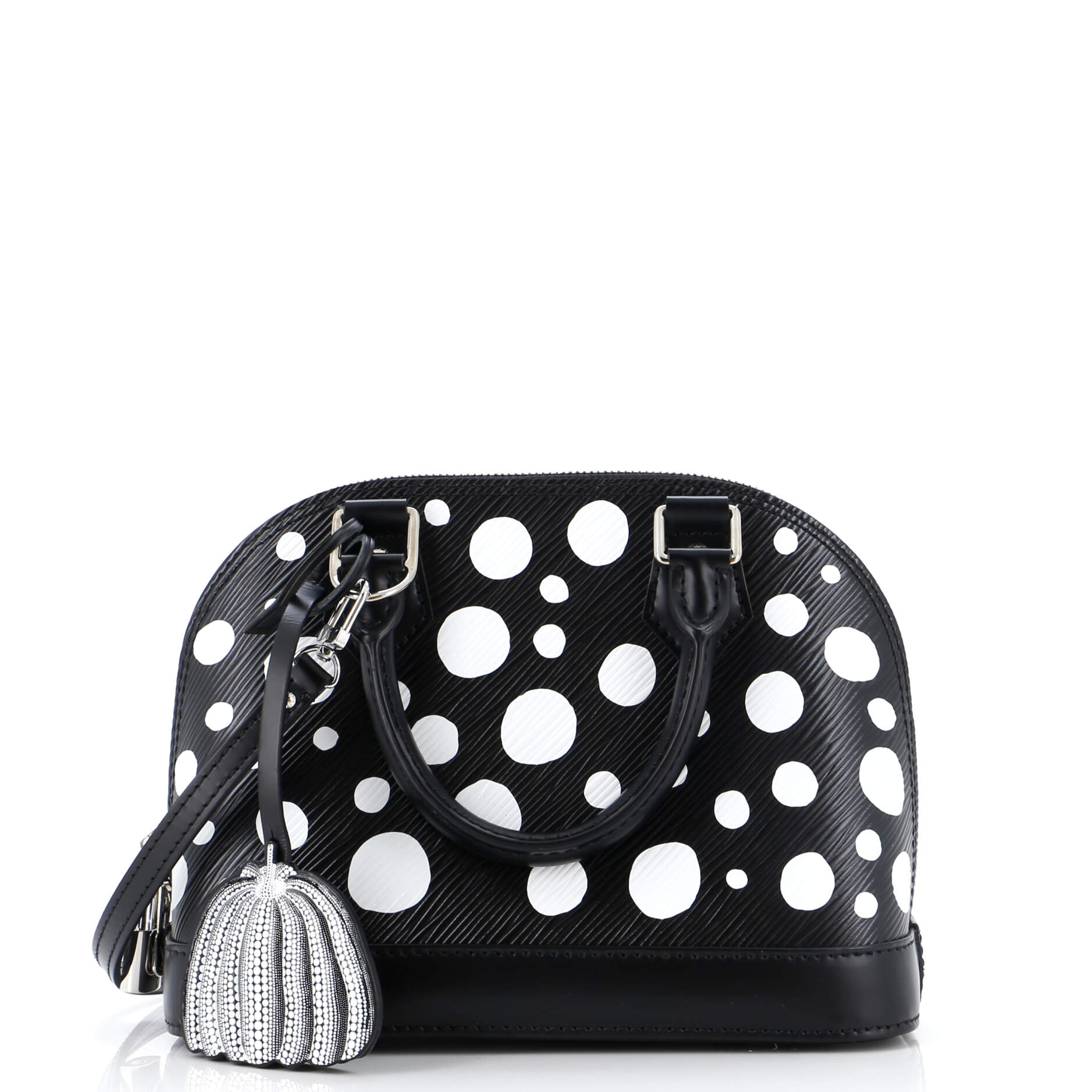 Louis Vuitton Alma Handbag Yayoi Kusama Infinity Dots Epi Leather BB