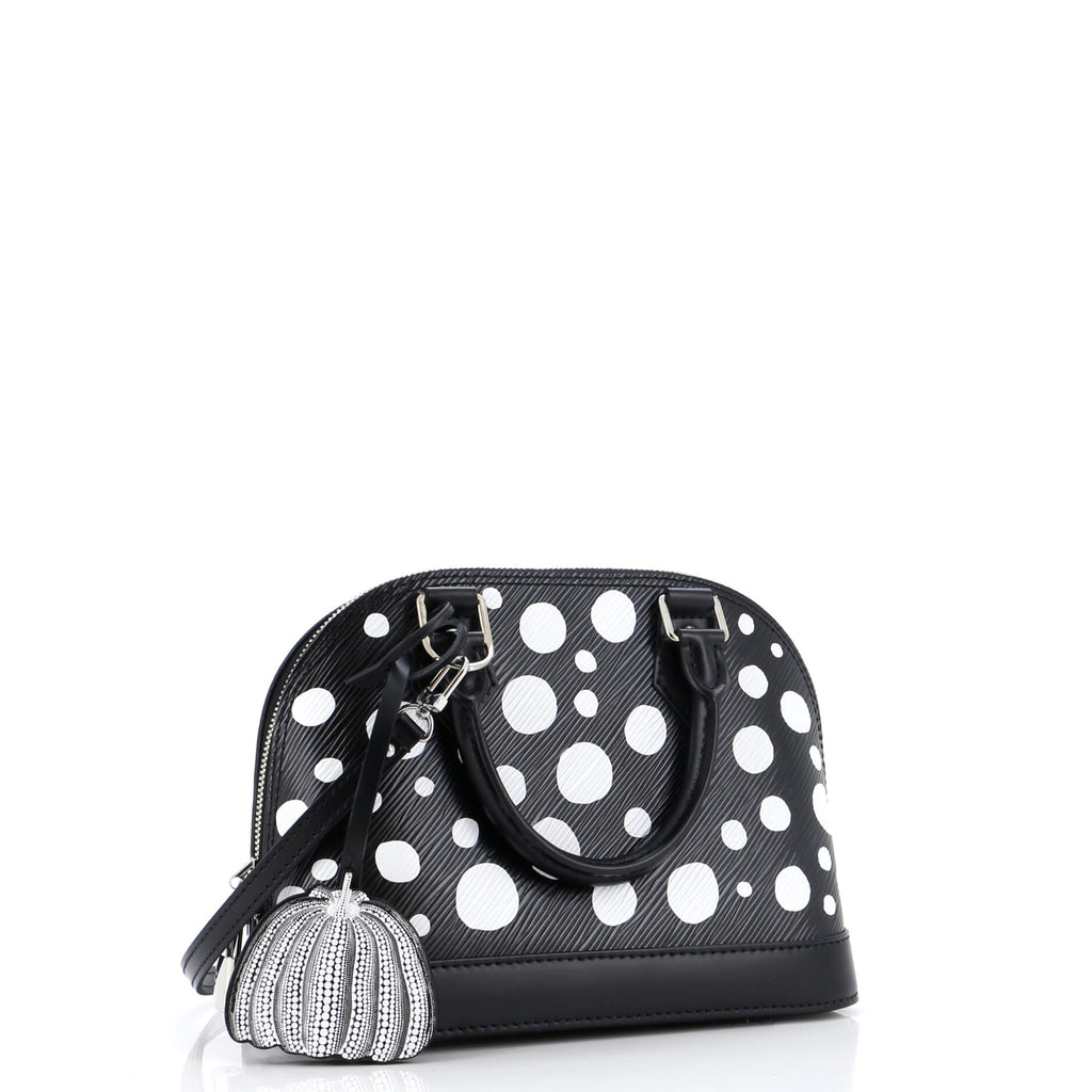 Louis Vuitton Alma Handbag Yayoi Kusama Infinity Dots Epi Leather BB