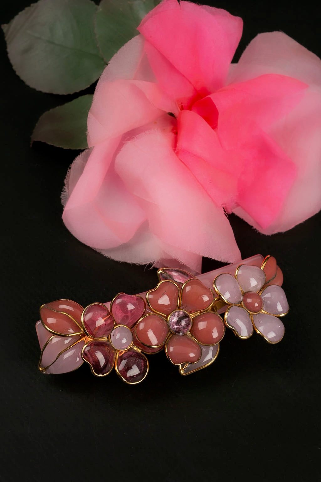 Barrette en pÃƒÆ’Ã‚Â¢te de verre