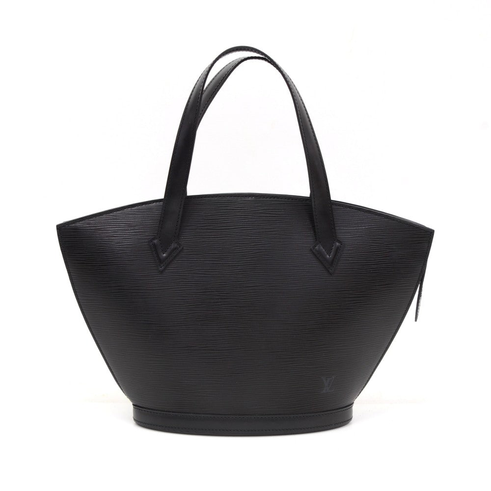 Louis Vuitto Saint Jacques Black PM Epi Leather Handbag