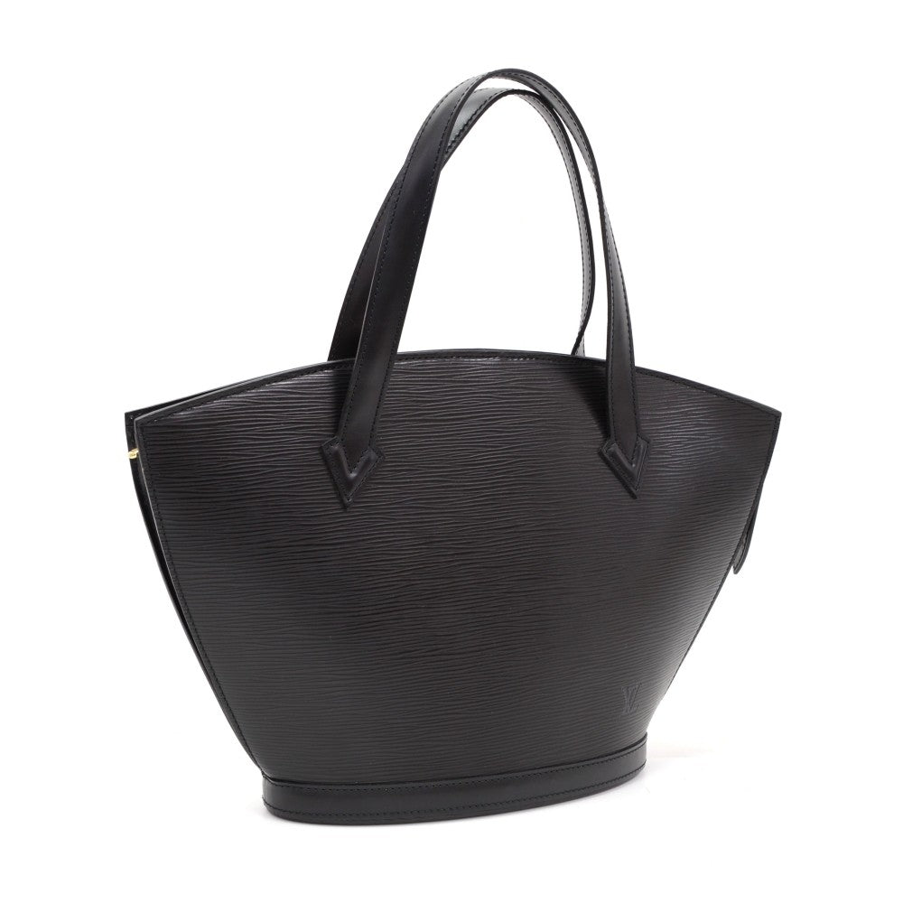 Louis Vuitto Saint Jacques Black PM Epi Leather Handbag