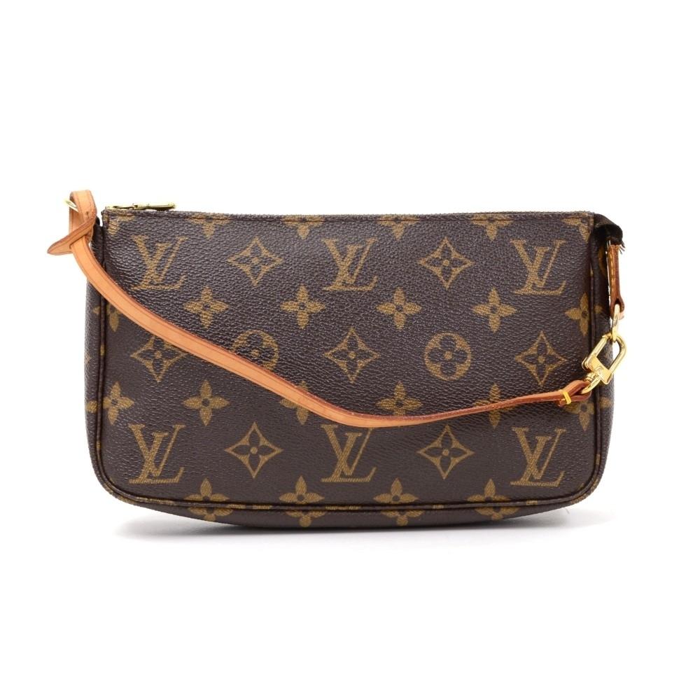 Louis Vuitto Pochette Accessoires Monogram Canvas Evening Bag