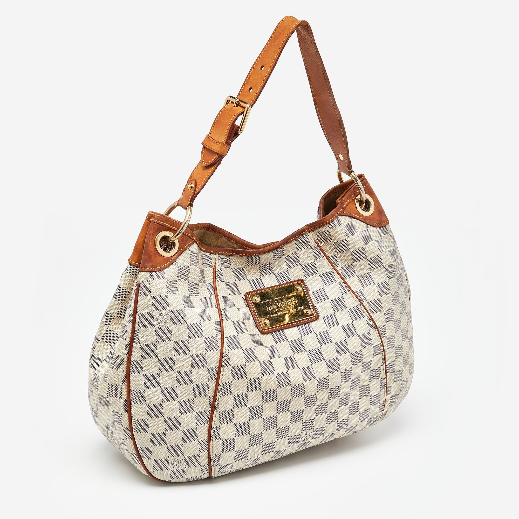 Louis Vuitton Damier Azur Canvas Galliera Pm Bag