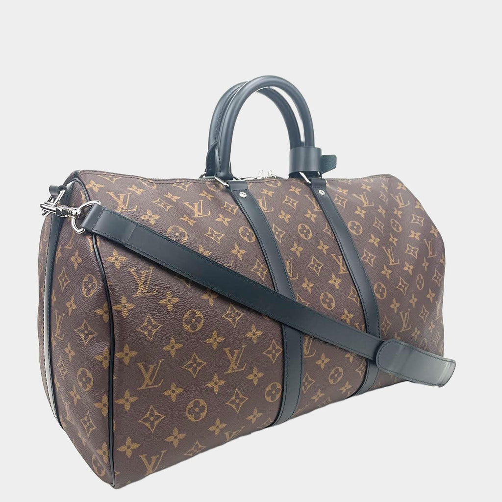 LOUIS VUITTON Monogram Macassar Keepall BandouliÃƒÆ’Ã‚Â¨re 45