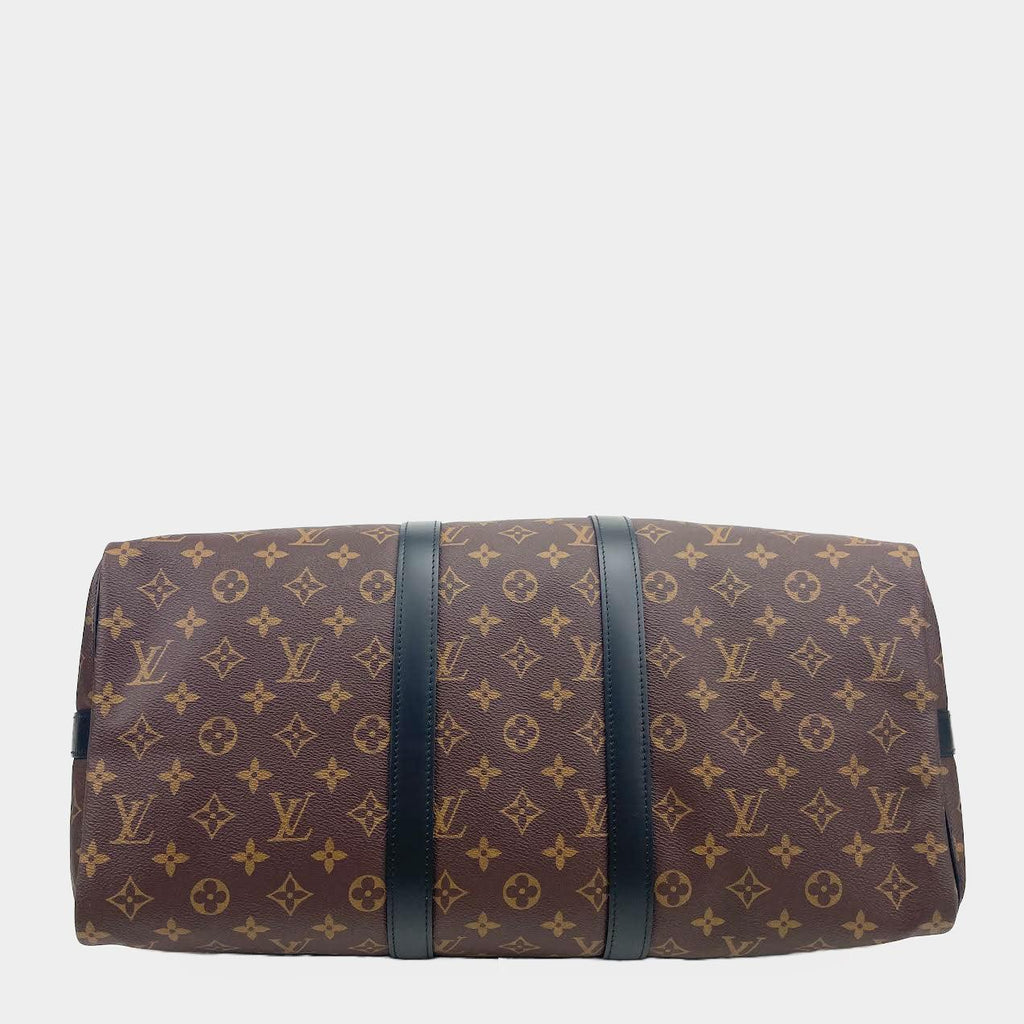 LOUIS VUITTON Monogram Macassar Keepall BandouliÃƒÆ’Ã‚Â¨re 45