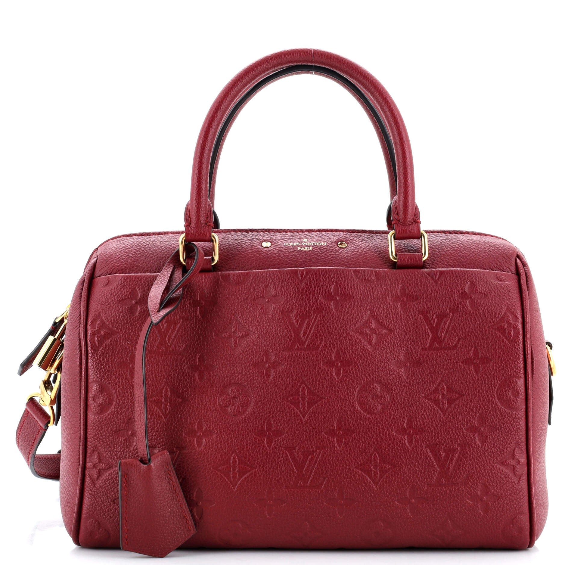 Louis Vuitton Speedy Bandouliere NM Bag Monogram Empreinte Leather 25