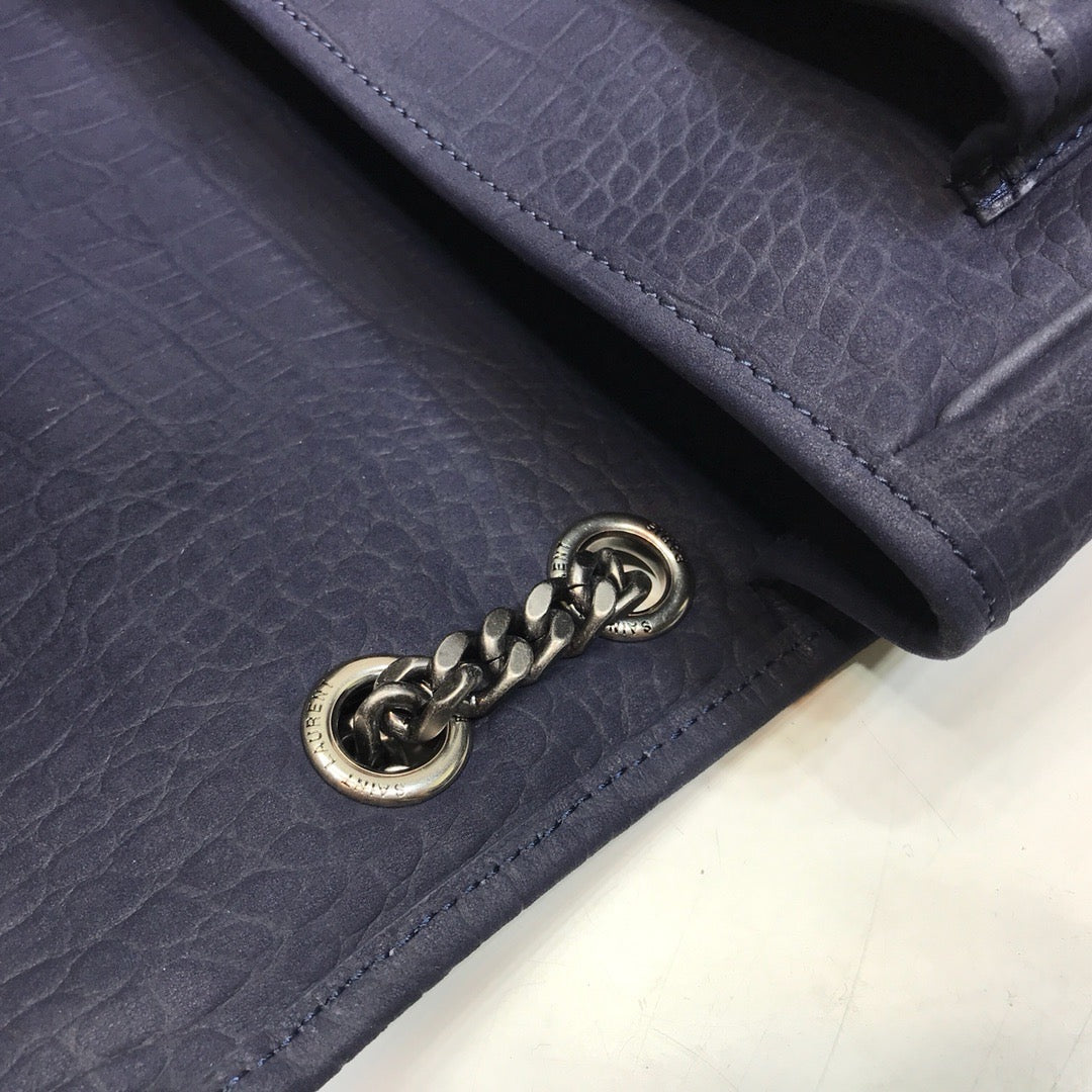 GLAMI Niki MeGLAMIum Chain Bag In-Embossed NavyÃ‚Â For Women 11in/28cm YSL