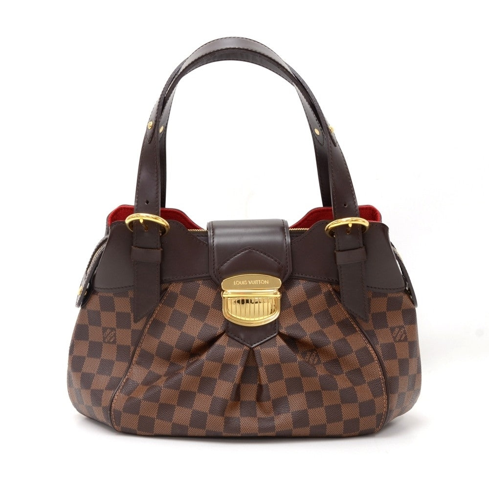 Louis Vuitto Sistina PM Damier EbÃ¨ne Canvas Handbag