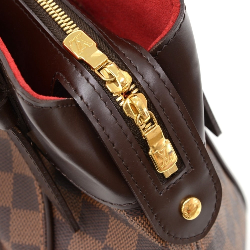 Louis Vuitto Sistina PM Damier EbÃ¨ne Canvas Handbag