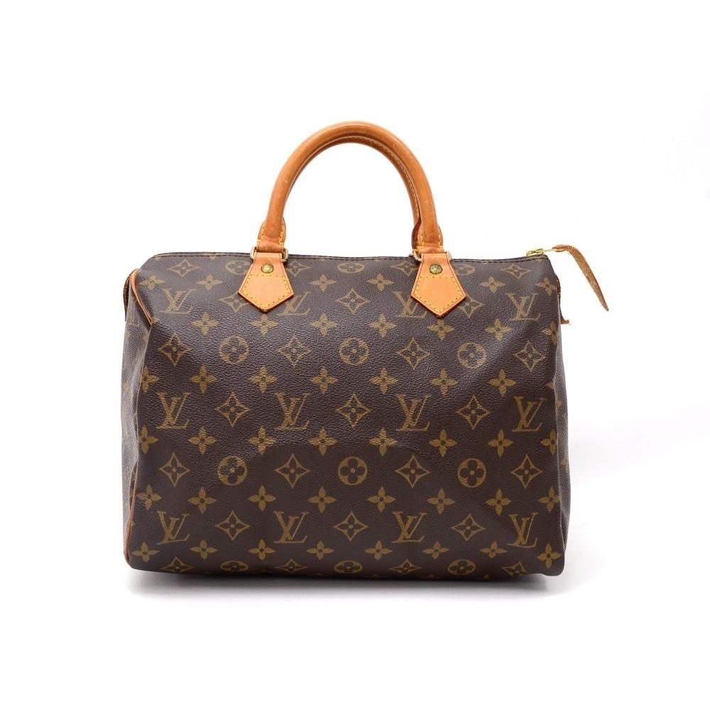 Louis Vuitto Speedy 30 Monogram Canvas Handbag