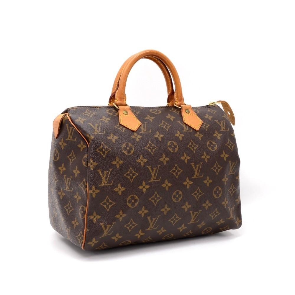 Louis Vuitto Speedy 30 Monogram Canvas Handbag