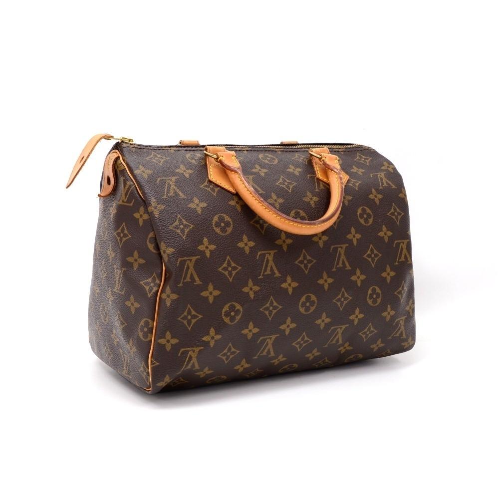 Louis Vuitto Speedy 30 Monogram Canvas Handbag