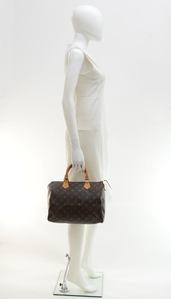Louis Vuitto Speedy 30 Monogram Canvas Handbag