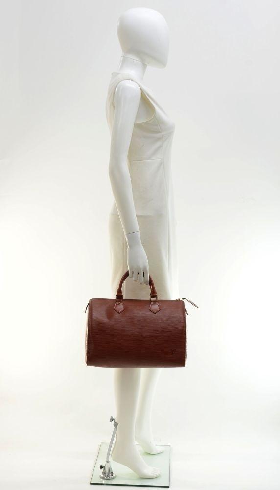 Louis Vuitto Speedy 30 Epi Leather Handbag