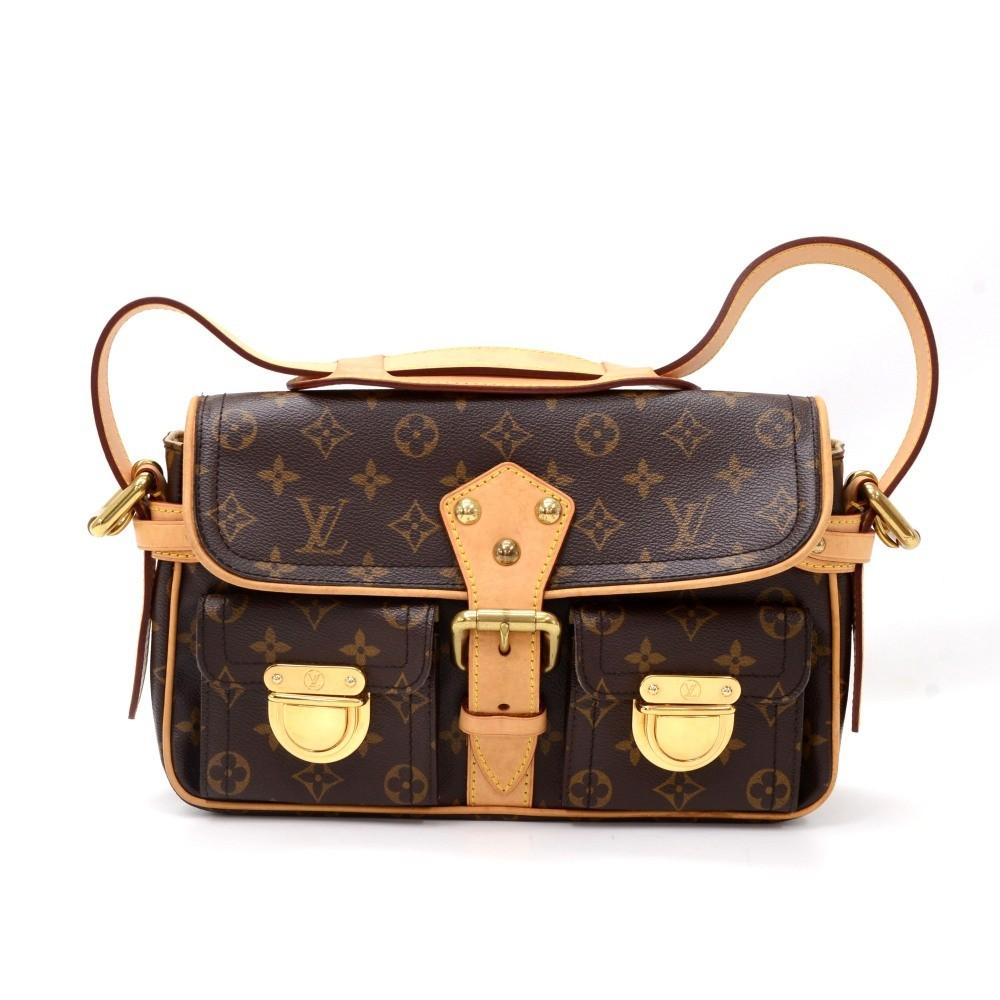 Louis Vuitto Hudson Monogram Canvas Handbag