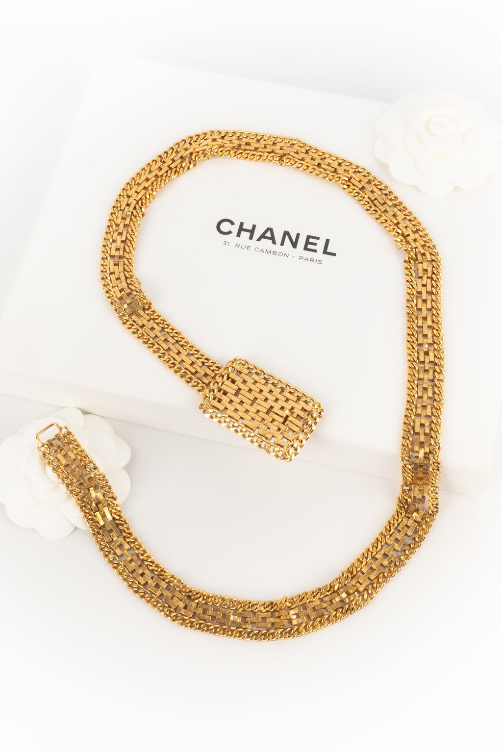 Ceinture Chanel Haute Couture époque Coco