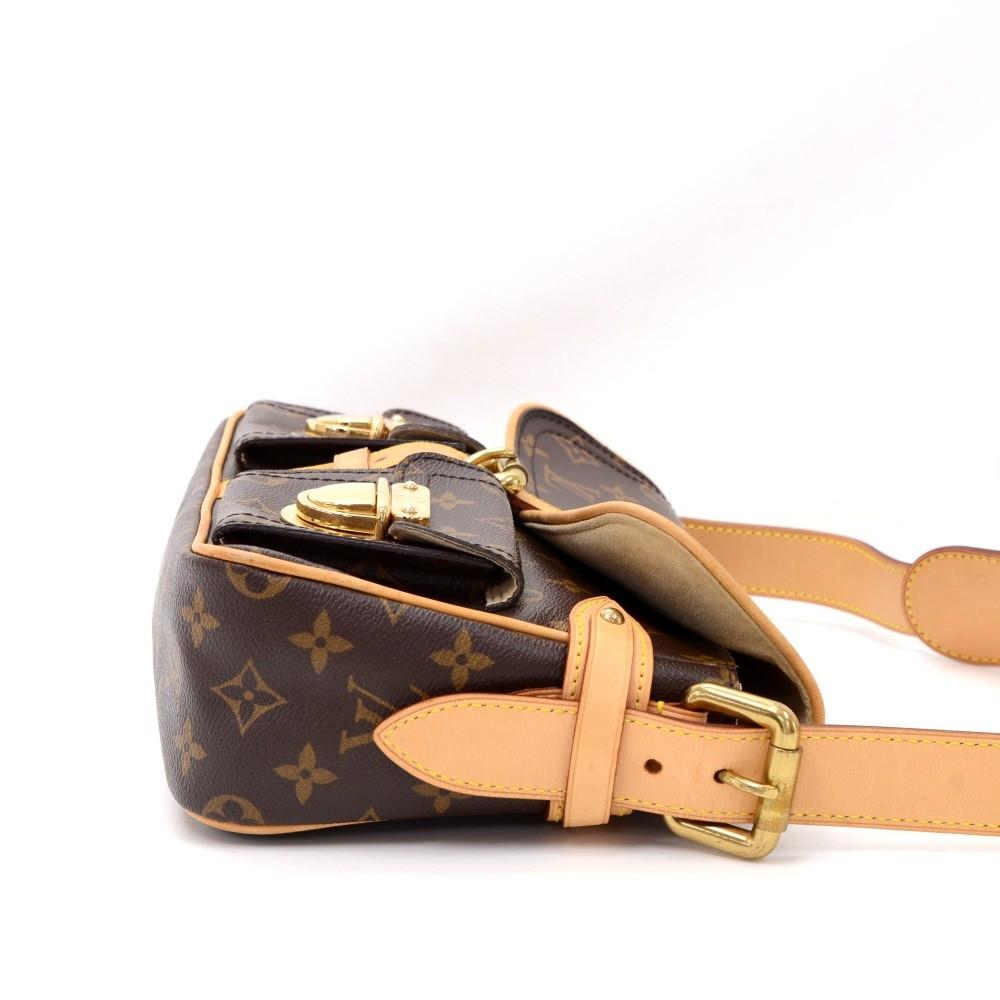 Louis Vuitto Hudson Monogram Canvas Handbag