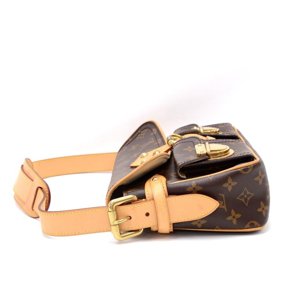 Louis Vuitto Hudson Monogram Canvas Handbag