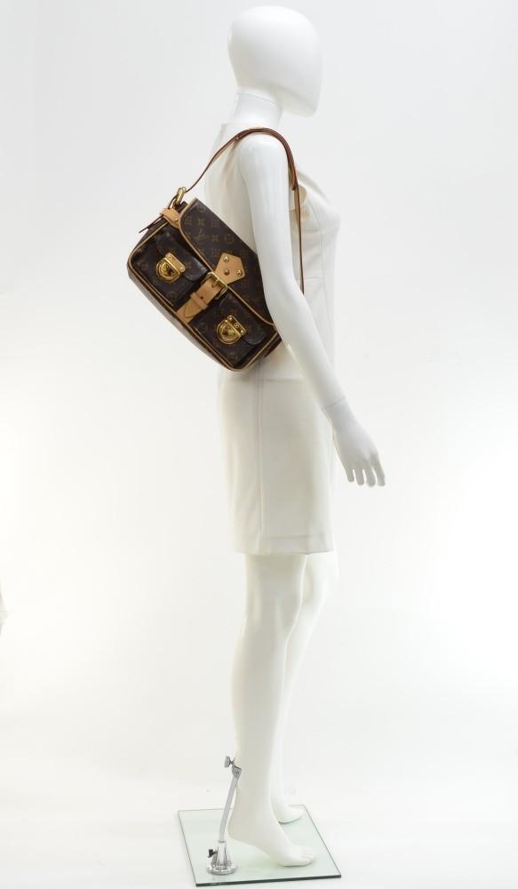 Louis Vuitto Hudson Monogram Canvas Handbag