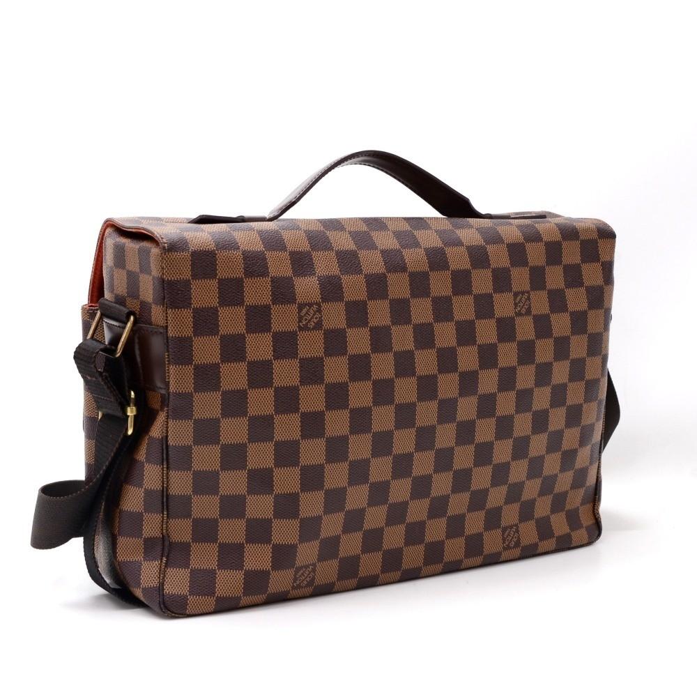 Louis Vuitto Broadway Damier Ebene Canvas Large Messenger Bag